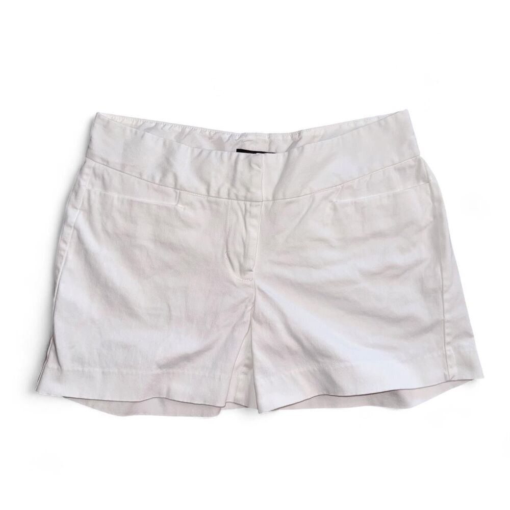 The Limited Crisp White Tailored Cuffed Shorts 🤍✨